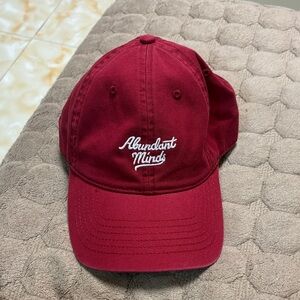 The red cap is versatile.